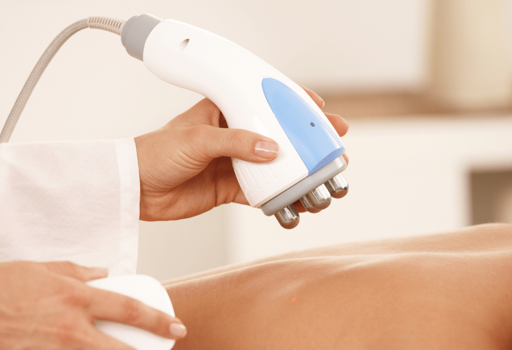 laser therapy on the back